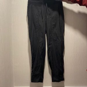 Black Lululemon Dance Studio Mid-Rise Cropped Pants